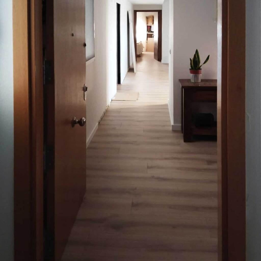 Suelo laminado - techo corrido